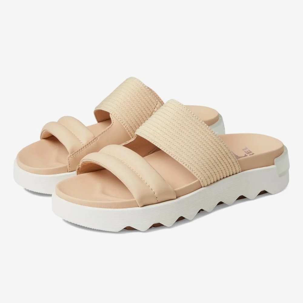 SOREL Viibe Chunky Platform Slide
Sandals Women's 8.5 White & Tan